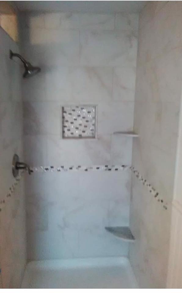 Tiled Shower install